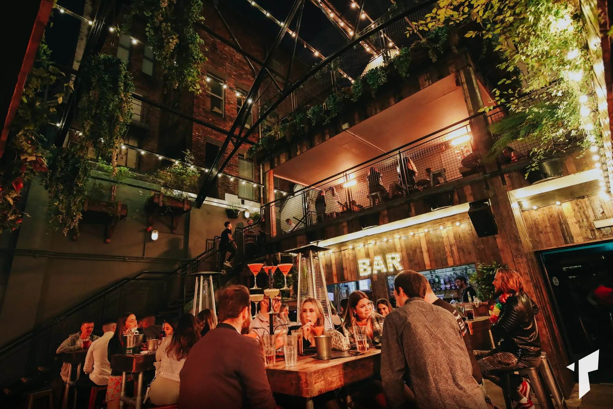 The Terrace at Thompsons, an open-air two-floor space with its own bar