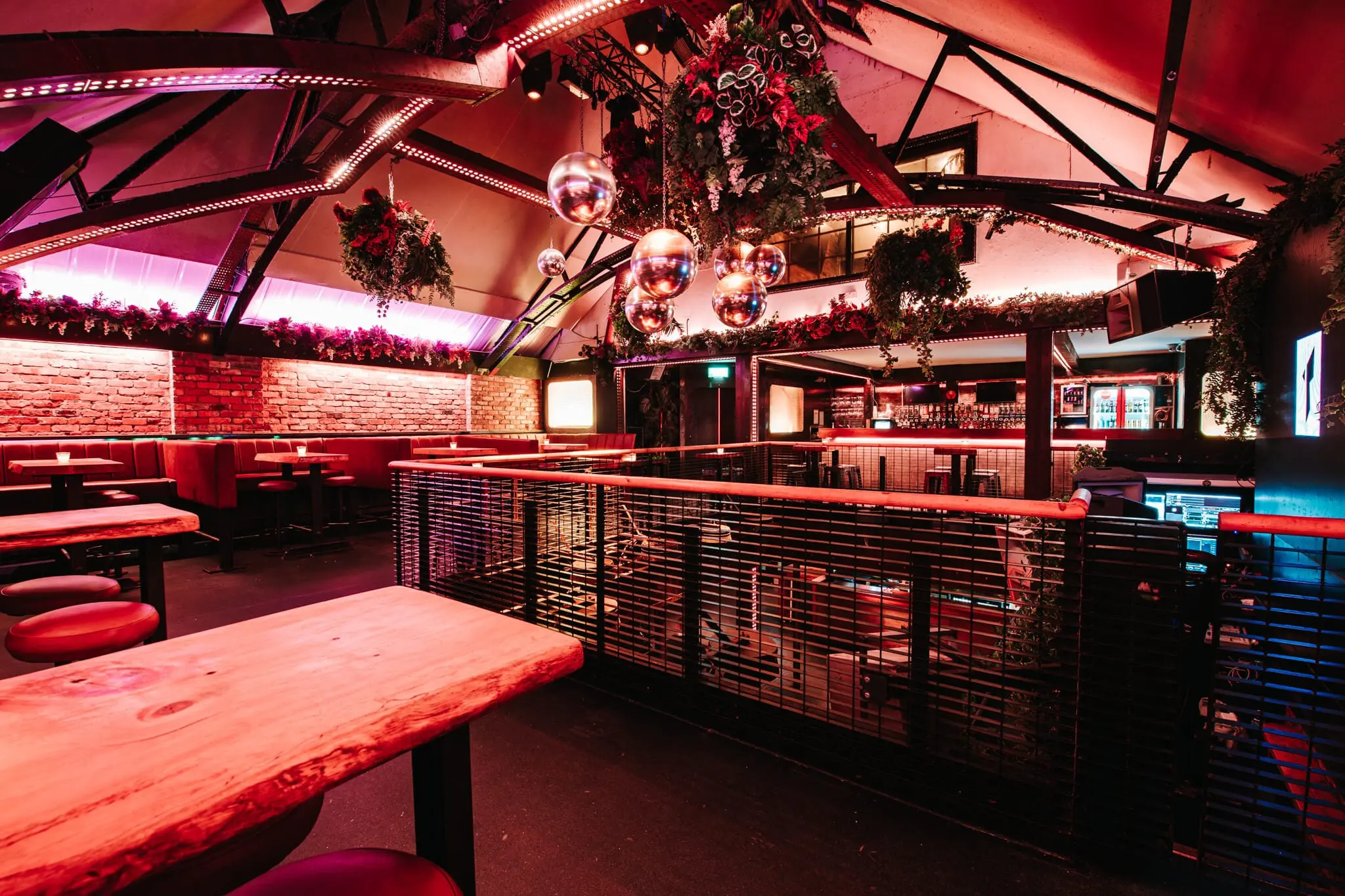 The venue at Thompsons set up for a private event