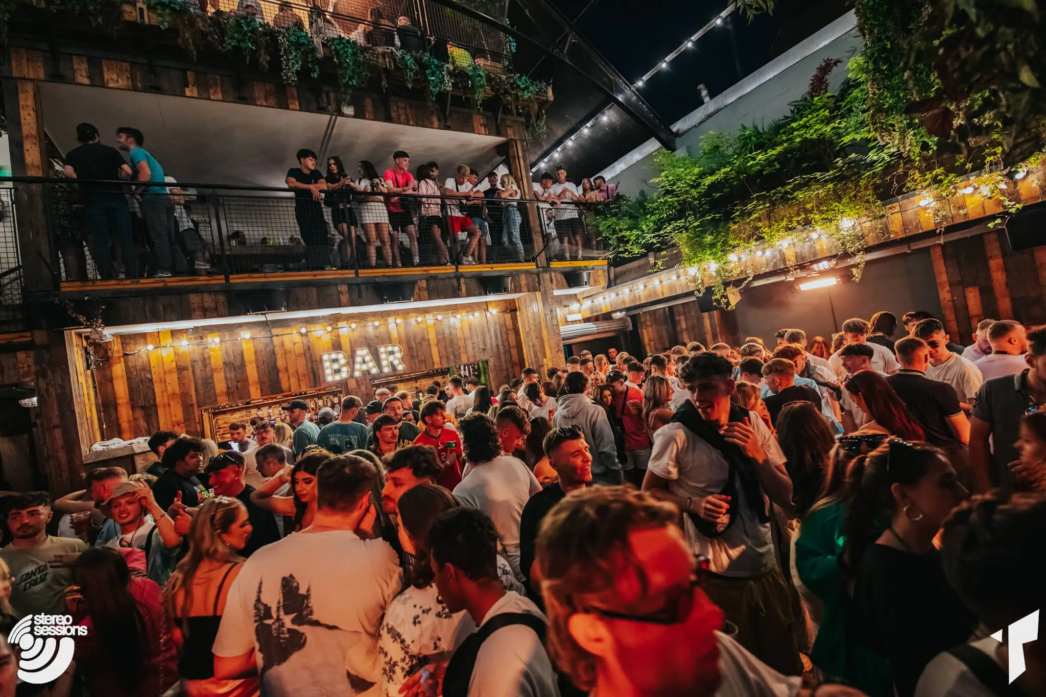 A packed Terrace